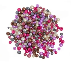 Glaswachsperlen-Mix "Lila-Bunt", 150 g