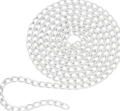Gliederkette, 1 m, Aluminium, ca. B 4 x H 7 mm