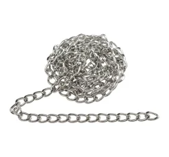 Gliederkette, 1 m, Aluminium, ca. B 6 x H 9 mm