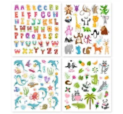 Glitzer-Sticker "Animals"