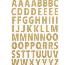 Glitzer-Sticker "Buchstaben"