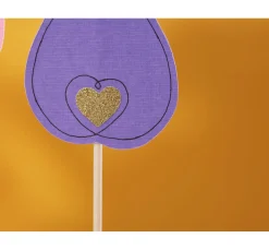 Glitzer-Sticker "Herzen"