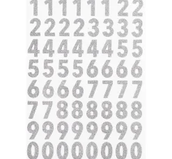 Glitzer-Sticker "Zahlen"