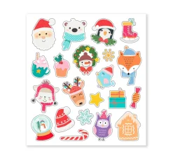 Glitzersticker-Set "Weihnachten"
