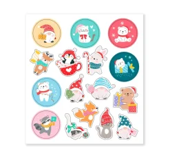 Glitzersticker-Set 