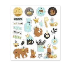 Glitzersticker-Set "Winter"