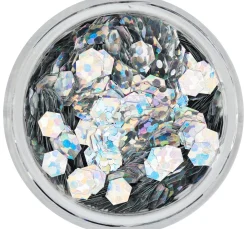 Gold Silber Partikelmix, 9 Tiegel