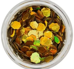 Gold Silber Partikelmix, 9 Tiegel