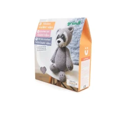 Gründl Häkelset "Waschbär Wilma"