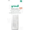 Gründl Sticknadeln mit Spitze, 6 Stück