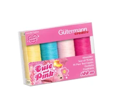 Gütermann Cute and Pink-Box, 8 Spulen