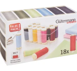 Gütermann Nähfaden-Box Allesnäher - 18 Spulen