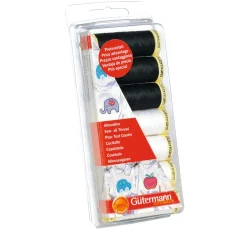 Gütermann Nähgarn-Set Allesnäher "Schwarz & Weiß"