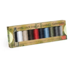 Gütermann Nähgarn-Set Allesnäher rPET Basicfarben, 10 x 100 m