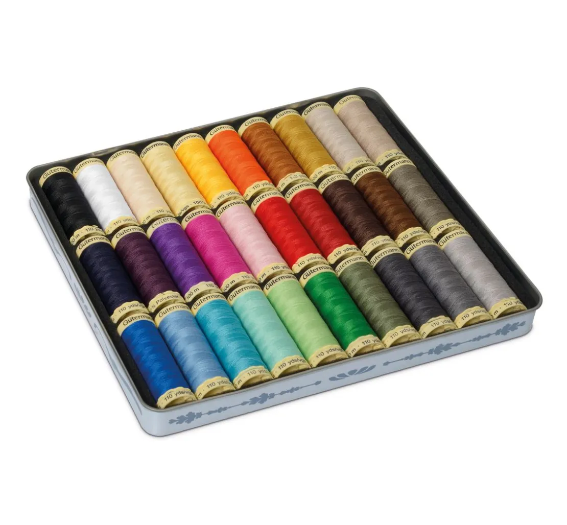 Gütermann Nostalgie-Box Allesnäher, 30 Spulen