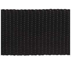 Gurtband Meterware, schwarz