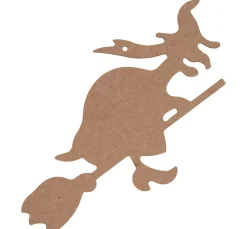 Halloween-Holzmotiv "Hexe"