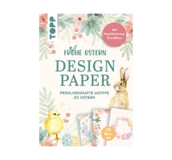 Handlettering Design Paper Block "Frohe Ostern"