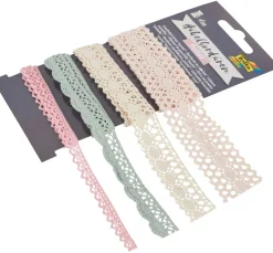 Häkelbordüren Set "Pastell"