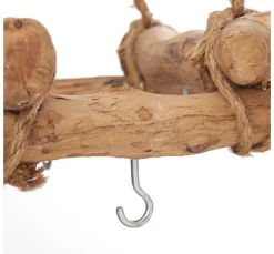 Holz Deko Leiter mit Ösen, zum Hängen