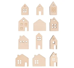 Holz Streuteile "Mini-Haus"