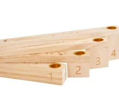 Holz-Adventskerzenhalter, gefächert