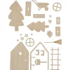 Holz-Bastelset "Wichteltür Tomte"