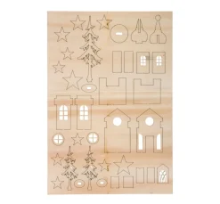 Holzbausatz "Kirche", Sperrholz