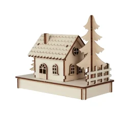 Holzbausatz "Lichterhaus"