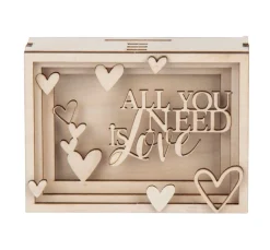 Holzbausatz Spardose "Love"