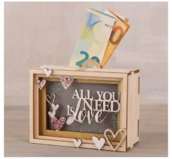 Holzbausatz Spardose 