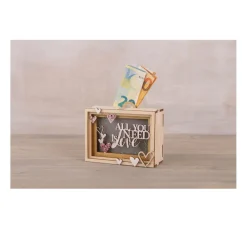 Holzbausatz Spardose 