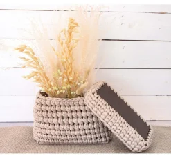 Holzboden für Häkelkorb "Quadrat"