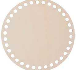 Holzboden für Häkelkorb "Rund"