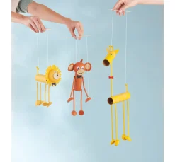 Holzfüße mit Bohrung, 4 Stück