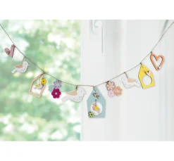 Holzgirlande Anhängermix "Vogel & Co"