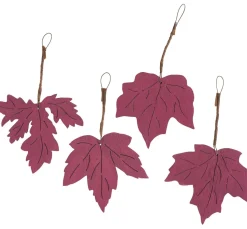 Holz-Herbstlaub mit Anhänger