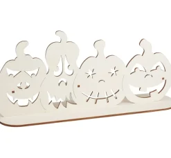 Holz-Kürbisse, beleuchtbar