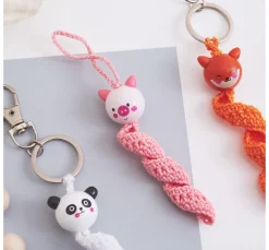 Holzkugeln mit Gesicht 