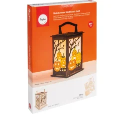 Holz-Laterne "Halloween", Bausatz