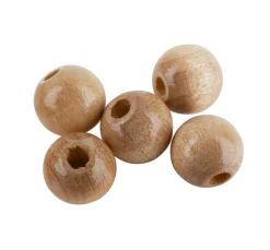 Holzperlen, Ø 8 mm, 85 Stück