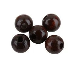 Holzperlen, Ø 8 mm, 85 Stück