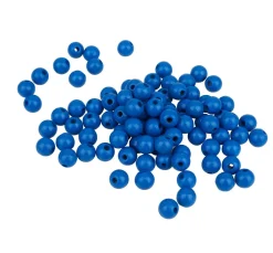 Holzperlen, Ø 8 mm, 85 Stück