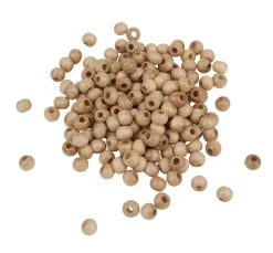 Holzperlen, Ø 4 mm, ca. 165 Stück