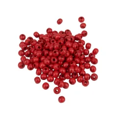 Holzperlen, Ø 4 mm, ca. 165 Stück