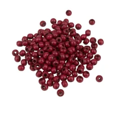 Holzperlen, Ø 4 mm, ca. 165 Stück