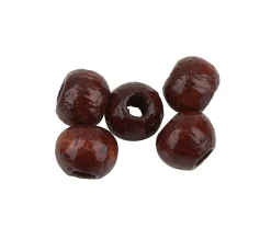 Holzperlen, Ø 4 mm, ca. 165 Stück