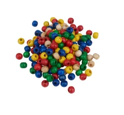 Holzperlen, Ø 4 mm, ca. 165 Stück