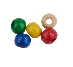 Holzperlen, Ø 4 mm, ca. 165 Stück