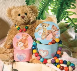 Holzperlen, Ø 4 mm, ca. 165 Stück